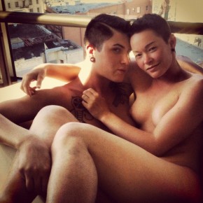 I’ll start a new IG and keep it PG. Here’s the TOS-violating pics from me & @DanniDaniels shoot: