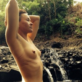 This photo sums up my day. #naturallynaked #genderqueernipples #hippie #haiku #waterfall #happyplace #instajiz This photo sums up my day. #naturallynaked #genderqueernipples #hippie #haiku #waterfall #happyplace #instajiz